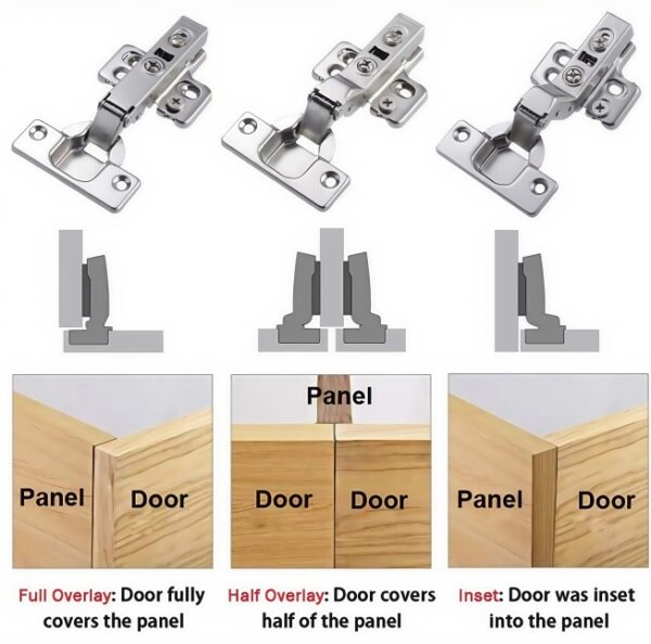 High Quality Hinge Factory 35mm Nickel Plated Frameless Cabinet Hinge Soft Close Hydraulic Buffer Damping Hinges