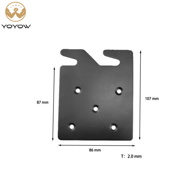 2.3 mm thickened fittings for bed connection accessories corner brackets  connecting bed supports.