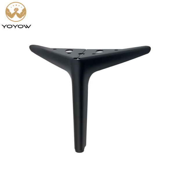 Modern Minimalist Semi-circular Three-pronged legs Metal Support Feet for Bed Heads and TV Cabinets of Furniture