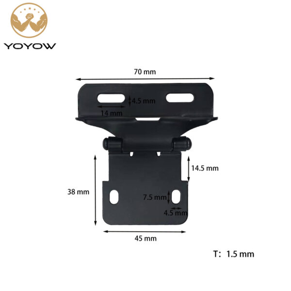 Hydraulic Soft Close Concealed Hinge Furniture Hardware for Kitchen Cabinets Metal & Iron for Living Room Dining & Bedroom