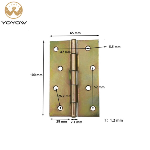 Wholesale Customization Four Inch Easy Installation Door Accessory Durable Metal Hinge