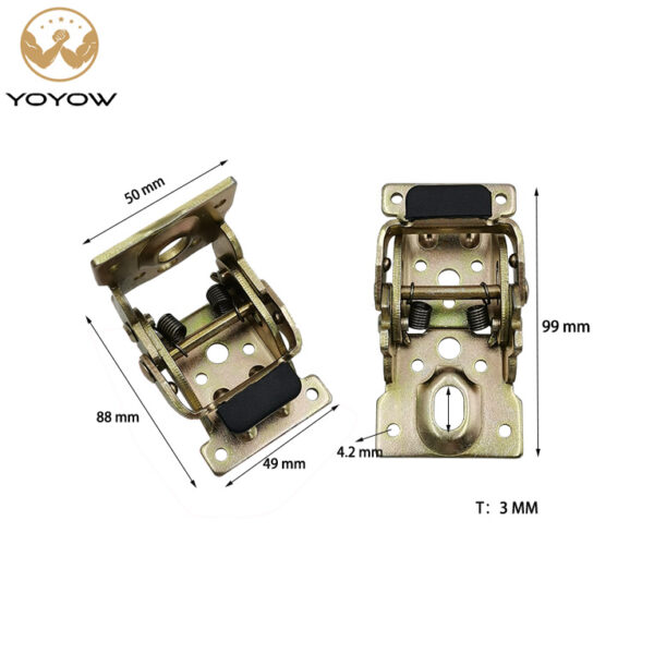 Wholesale 180 Degree Stainless Steel Hinges Folding Brackets Folding Table Leg Bracket Furniture Hinges