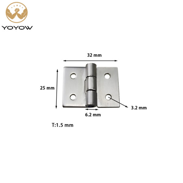 Outlet 25mm 304 Stainless Steel Casting Hinges 25mm Marine Boat Casting Hatch Door Hinges