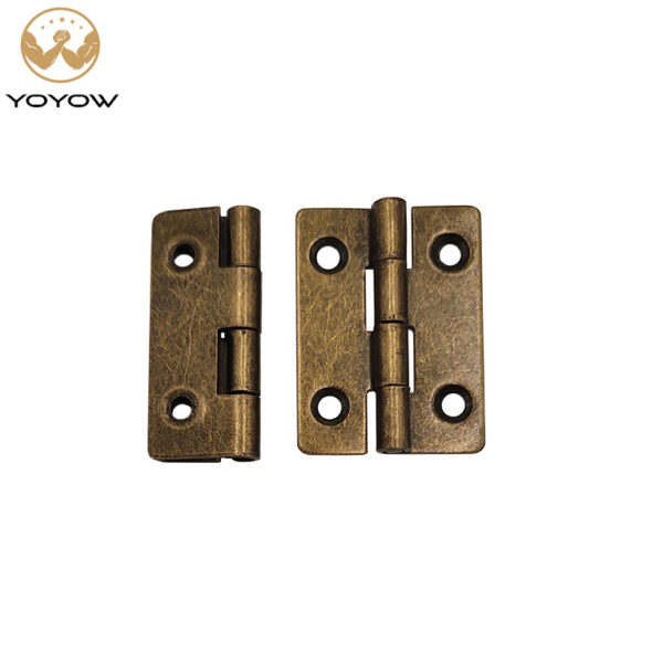 36*27mm Mini Wooden Box Flat Butt Hinges With Screws For Wood Jewelry Box