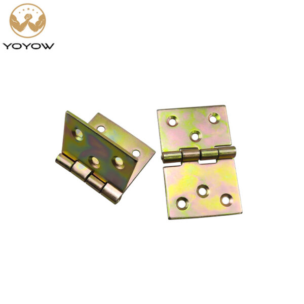 Wholesale Thickened Flat Iron Hinges for Cabinets and Furniture Flip Board Wooden Box Door Hinges for Living Room