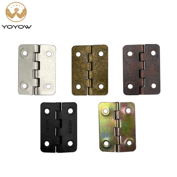 41mm Small Wooden Box Hinge Golden Miniature Packaging Box Mini Loose-leaf Hardware Accessories Hinge