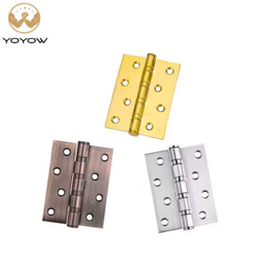 YOYOW Hardware Iron Hinge Series 4BB Ball Bearing Iron Butt Hinge 4x3 Inch Modern Design for Wooden and Steel Doors