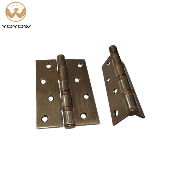 YOYOW Hardware Iron Hinge Series 4BB Ball Bearing Iron Butt Hinge 4x3 Inch Modern Design for Wooden and Steel Doors