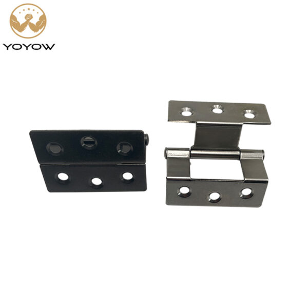 Wholesale Four-Fold Hinges Bend Hinges 6-Hole Non-Mortise Hinges for cabinets