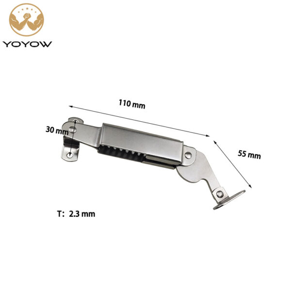 Heavy Duty Furniture Toy Box Soft Close Side Mount Support Hinge
