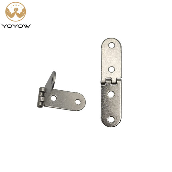 Hot Selling Metal Flat Hinge for Kitchen Bathroom Dining School Furniture for Shoe Wine Cabinets Doors-Durable Iron Material