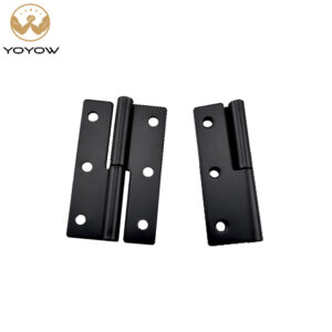 OEM Style Steel Weld on Butt Hinge 2.5 Inch Flat Hinge No Screw Hole Heavy-Duty Constructed Steel Hardware Industrial Applications