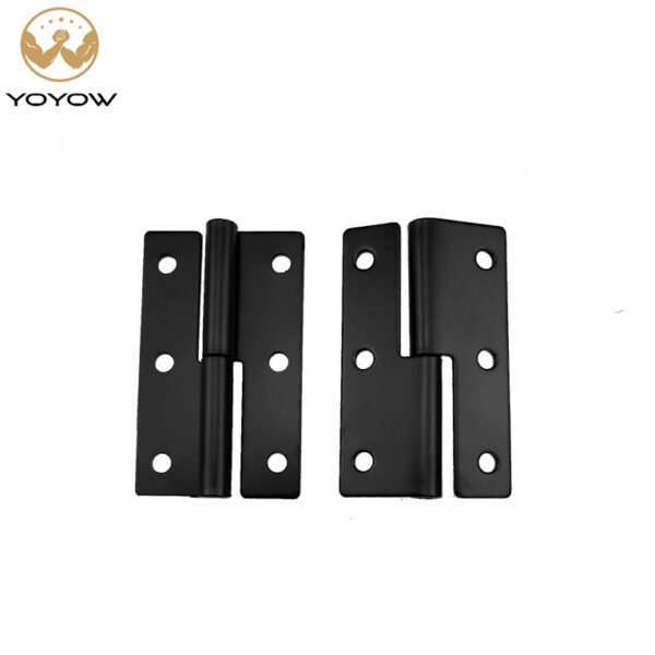 OEM Style Steel Weld on Butt Hinge 2.5 Inch Flat Hinge No Screw Hole Heavy-Duty Constructed Steel Hardware Industrial Applications