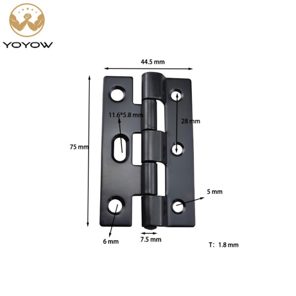 Australian Standard Door and Window Hinge Factory Wholesale Adjustable Hole Hinge Flat-opening Iron Hinge