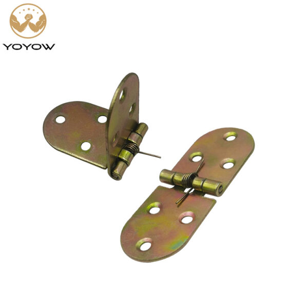 upply Flap Luggage Wooden Box Hinge Shoe Cabinet Door Old Fashioned Waist Hinge Spring Semicircle Folding Hinge