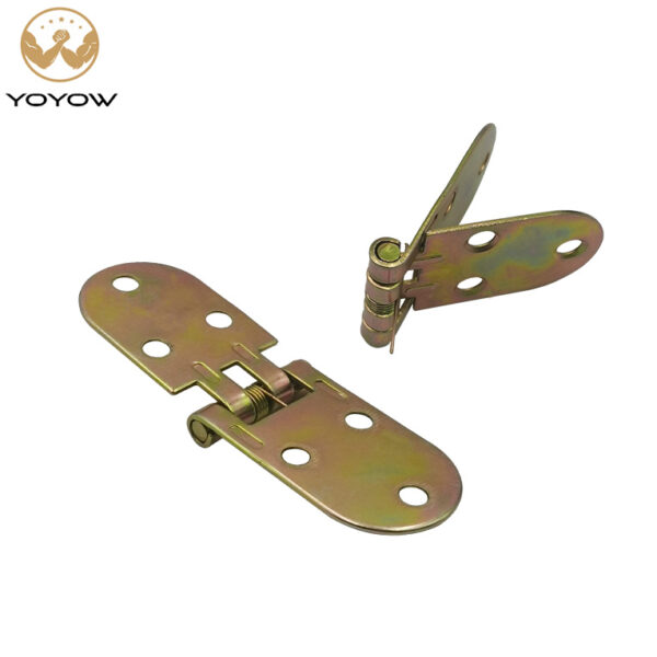 upply Flap Luggage Wooden Box Hinge Shoe Cabinet Door Old Fashioned Waist Hinge Spring Semicircle Folding Hinge