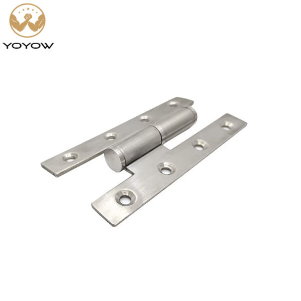 YOYOW Hardware Modern Design Metallic Iron H Hinge Flag-Shaped Hinge Soft Close Detachable Door Hinge for Wooden Doors