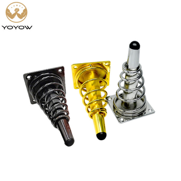 Modern Metal Straight Golden Sofa Legs for Kitchen Outdoor Living Room TV Cabinet Table Risers Furniture Chair