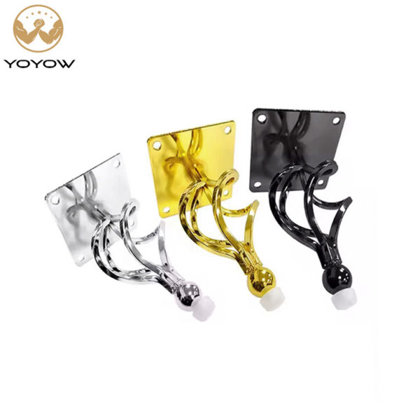 Cone Shape Furniture Couch Legs Coffee Table Cabinet Foot Sofa Metal Gold Spiral Flower Pattern Leg Chair Feet for Living Room