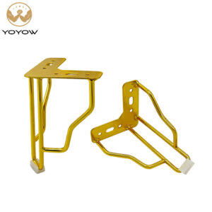 Modern Golden Polished Iron Furniture Bed Sofa Support Heavy-Duty Metal Sofa Leg for Hotels Popular with Hotels