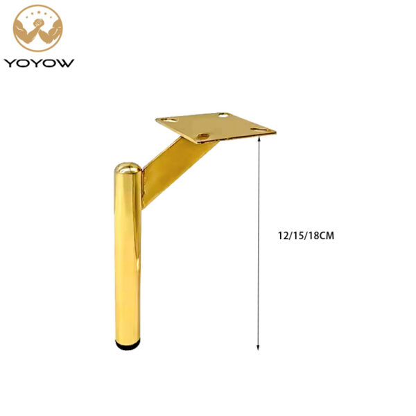 Hardware Foot Thickened Furniture Metal Sofa Leg Iron Modern Sofa Leg Tea Table Metal Support TV Grey Furniture Legs for Sofa