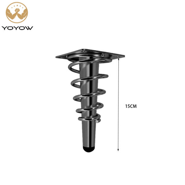Modern Metal Straight Golden Sofa Legs for Kitchen Outdoor Living Room TV Cabinet Table Risers Furniture Chair