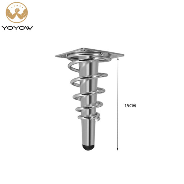 Modern Metal Straight Golden Sofa Legs for Kitchen Outdoor Living Room TV Cabinet Table Risers Furniture Chair