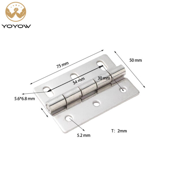 Stainless Steel Hinge 304 Hinge Thickened Flat Open Hardware Fittings