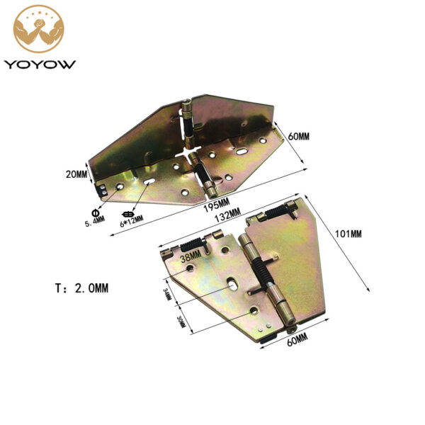 Strong Furniture Hardware for Living Room Hotel Square Table Variable Circle Support 0-180 Degree Folding Topper Flip Submerged