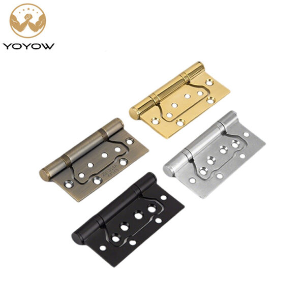 Door Hardware 4*3Inch Iron Butterfly Hinge 360 Degree Butterfly Hinges for Interior Door