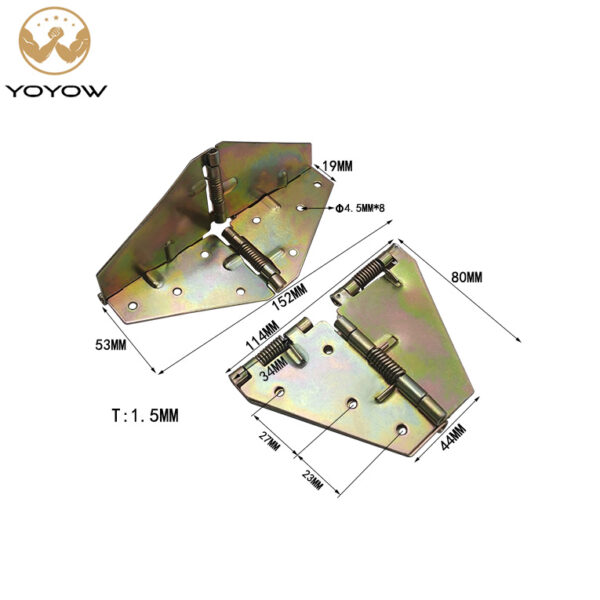 Strong Furniture Hardware for Living Room Hotel Square Table Variable Circle Support 0-180 Degree Folding Topper Flip Submerged