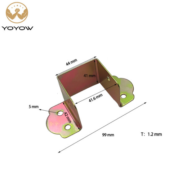 Bed Frame Corner Fitting Invisible Bed Frame Connector Bed Rail Corner Hanging Support Bracket