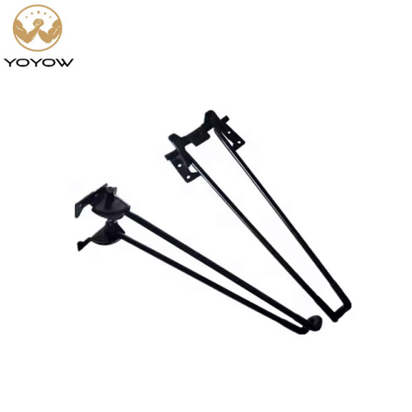 Industrial Metal Office Home Furniture 3-Rod Coffee Hairpin Table Leg Heavy Duty End Dining Foldable Desk Living Room Bedroom