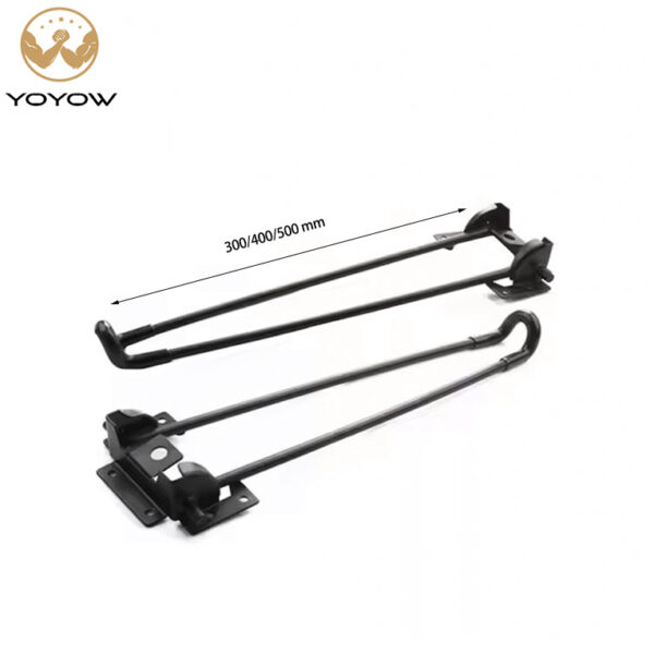 Industrial Metal Office Home Furniture 3-Rod Coffee Hairpin Table Leg Heavy Duty End Dining Foldable Desk Living Room Bedroom