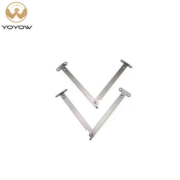 Rotatable Folding Support Cabinet Door Hinge Box Lid Bracket for Furniture Locket for Workshop Living Room Bedroom Application