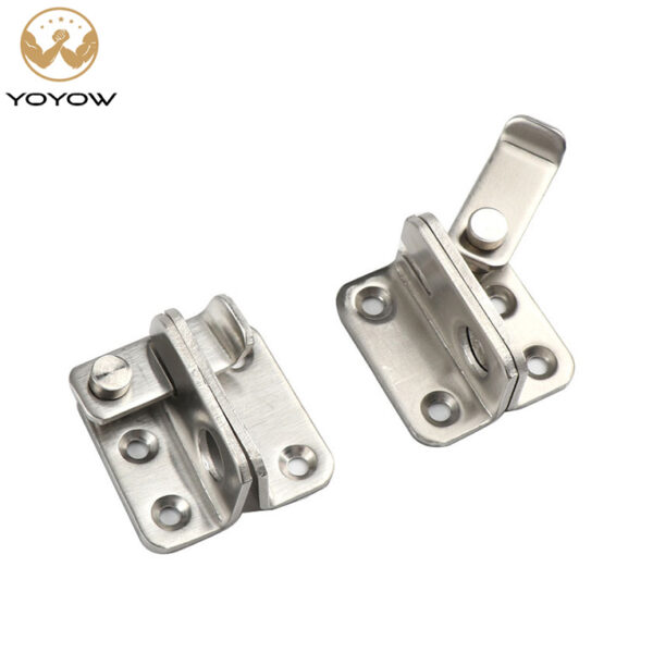 Door Bolt Safety Drawer Lock Stainless Steel Buckle Latch Closet Security Door Home Bathroom Living Room Hardware