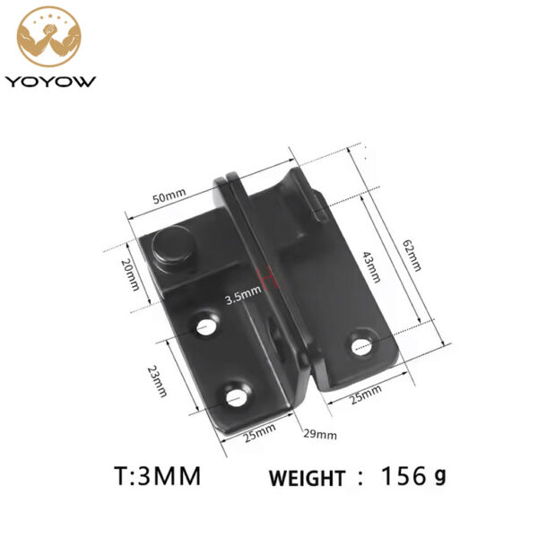 Door Bolt Safety Drawer Lock Stainless Steel Buckle Latch Closet Security Door Home Bathroom Living Room Hardware