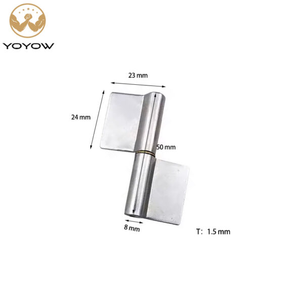 2-Inch Stainless Steel Flag Hinge Slip Joint Detachable Flag Hinge for Easy Opening Metal Material