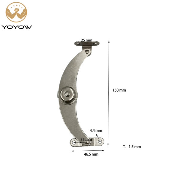 6 Inch Customizable Metal/Iron Soft Close Upward Cabinets with Adjustable Hinge Stay Open Flap Lid