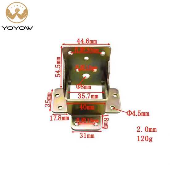 Hot-selling Folding Bracket Folding Lock Extension Table Seat Leg Folding Bracket Hinge Self-locking Hinge Top Direct Iron Metal