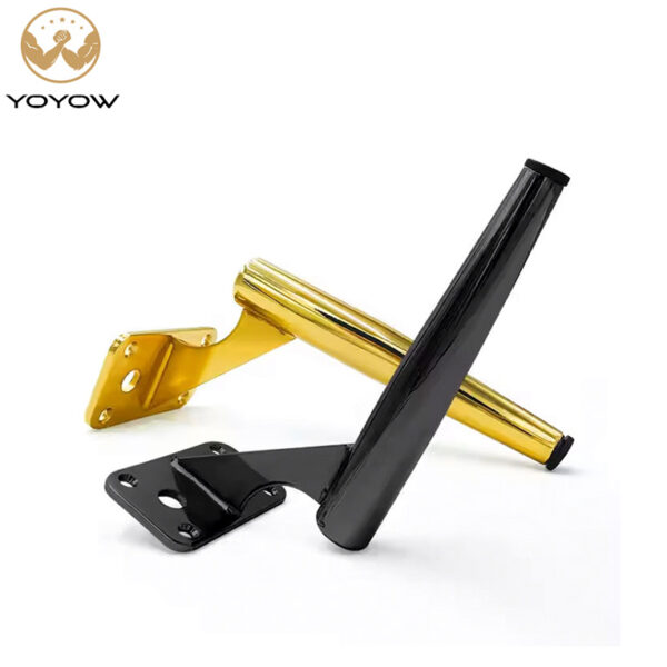 Decoration Furniture Leg Modern Luxury Aluminum Alloy Sofa Legs Iron Rose Golden Metal Bed Feet Modern Cabinet Foot for Sale