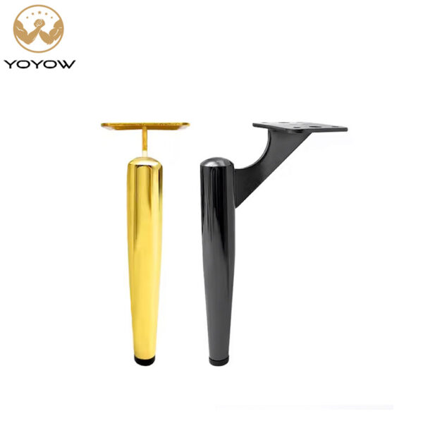 Decoration Furniture Leg Modern Luxury Aluminum Alloy Sofa Legs Iron Rose Golden Metal Bed Feet Modern Cabinet Foot for Sale