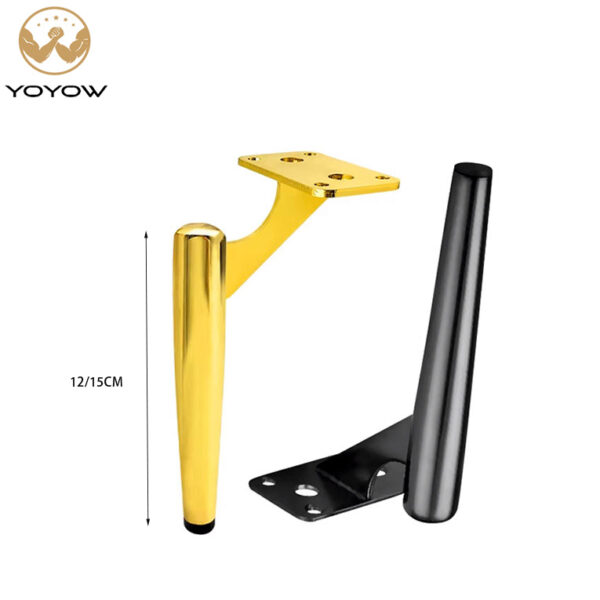 Decoration Furniture Leg Modern Luxury Aluminum Alloy Sofa Legs Iron Rose Golden Metal Bed Feet Modern Cabinet Foot for Sale
