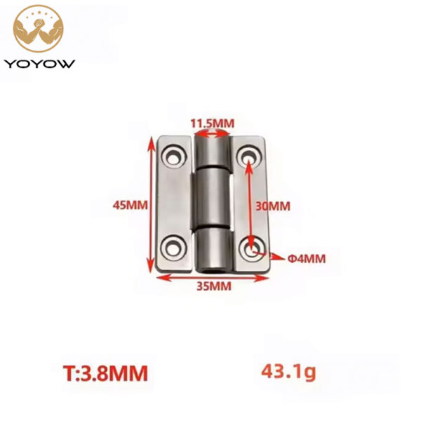 High Quality Zinc Alloy Hinges Adjustable Torque Hardware Fittings Stop at Random Angle