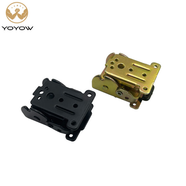 Heavy-Duty 90 Degree Self-Locking Table Leg Folding Hinge Steel New Corner Connector Furniture Plated Finish