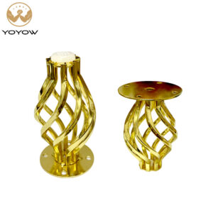 Modern Chrome and Gold Metal Legs for Living Room Furniture Sofa Bed and Cabinet for Hotel Use