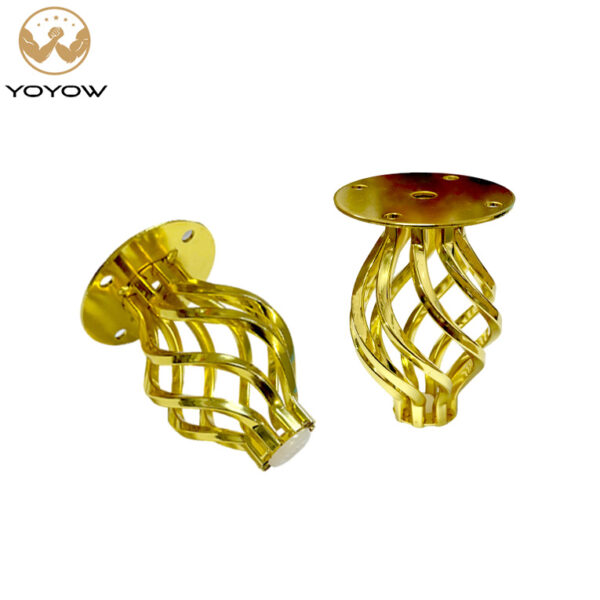 Modern Chrome and Gold Metal Legs for Living Room Furniture Sofa Bed and Cabinet for Hotel Use