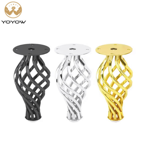 Modern Chrome and Gold Metal Legs for Living Room Furniture Sofa Bed and Cabinet for Hotel Use