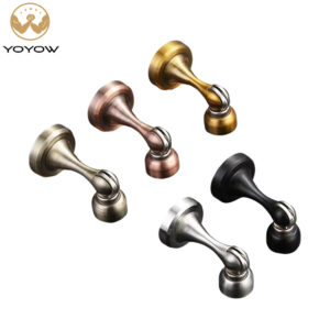 Magnetic Door Catch Stops Zinc Alloy Floor Suction Wooden Door Strong Magnet Door Stopper