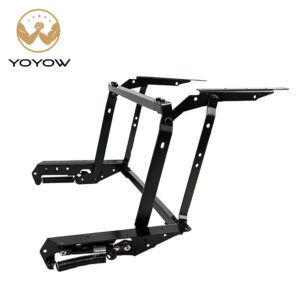 Cantilever Coffee Hinge Storage Bed Lift Mechanism Black Steel Lift Frame